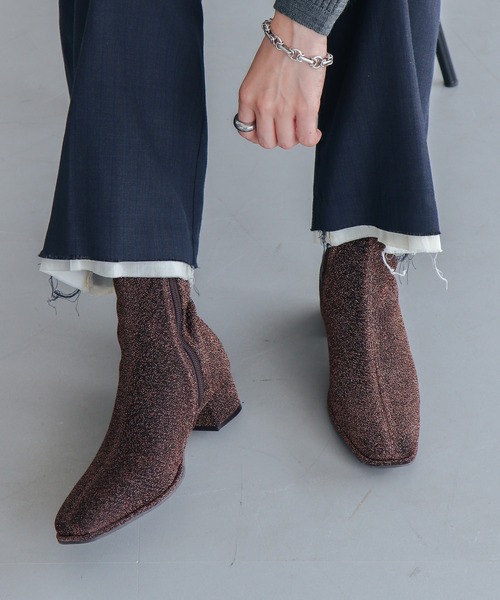 EVOL（イーボル）の「【EVOL】ソフトセンターシームブーツ IX5534（ブーツ・レディース・ブラック/シルバー/ブラウン・S/M/L/LL）」の3枚目の写真