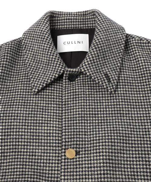 CULLNI（クルニ）の「24-AW-039B / Wool Check Double Pocket Long