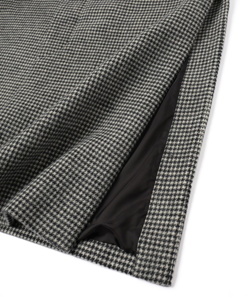 CULLNI（クルニ）の「24-AW-039B / Wool Check Double Pocket Long