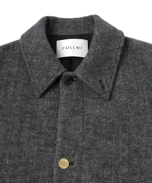 CULLNI（クルニ）の「24-AW-039B / Wool Check Double Pocket Long