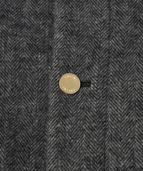 CULLNI（クルニ）の「24-AW-039B / Wool Check Double Pocket Long