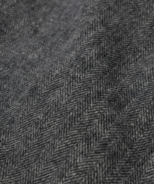 CULLNI（クルニ）の「24-AW-039B / Wool Check Double Pocket Long Coat（トレンチコート・メンズ・グレー/チャコール・1/2/0）」の22枚目の写真