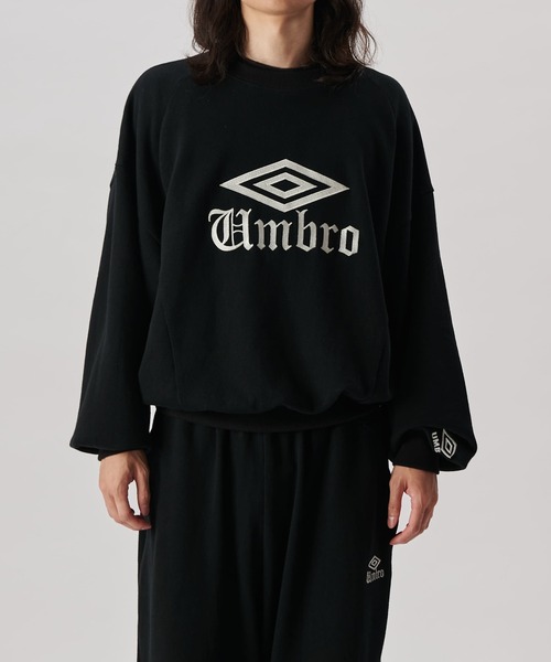 Umbro ネイビー ロゴスウェットシャツ　Lui'sコラボ Umbro ネイビー ロゴスウェットシャツ Lui'sコラボ Umbro