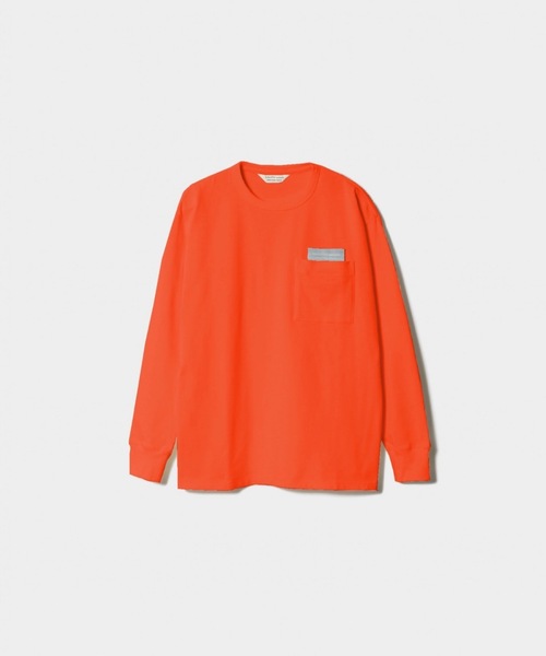 beautiful people(ビューティフルピープル)の「suvin compact jerseybig QOL tag long T(Tシャツ/カットソー・レディース・ブラック/アイボリー/レッド・40/38/36)」の5枚目の写真