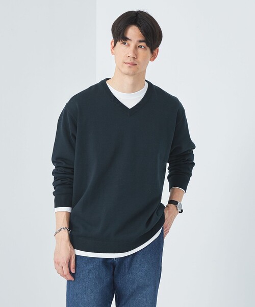 green label relaxing Vネックカットソー green label relaxing（グリーンレーベルリラクシング）の「テンジク
