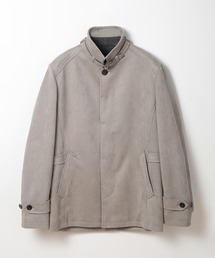 MEN'S BIGI | フェイクスエード立ち襟ダンボールニットブルゾン(ブルゾン)