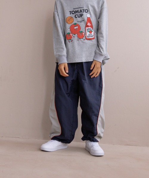 LOWRYS FARM（ローリーズファーム）の「ナイロンパイピングパンツ　 143042（その他パンツ・キッズ・ブルー/ブラウン/ブラック・150cm/140cm/130cm/120cm/110cm）」の17枚目の写真