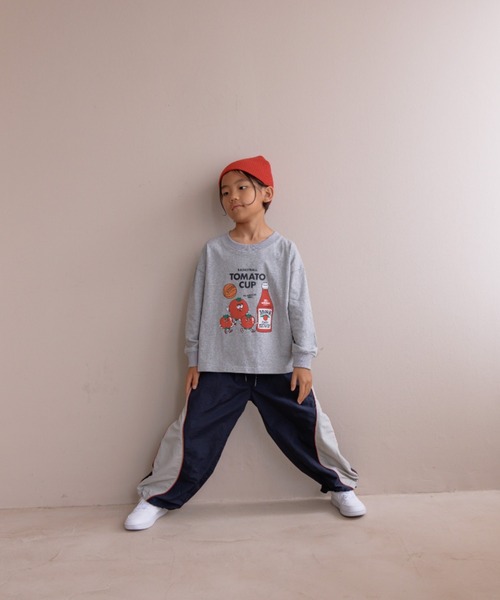 LOWRYS FARM（ローリーズファーム）の「ナイロンパイピングパンツ　 143042（その他パンツ・キッズ・ブルー/ブラウン/ブラック・150cm/140cm/130cm/120cm/110cm）」の14枚目の写真