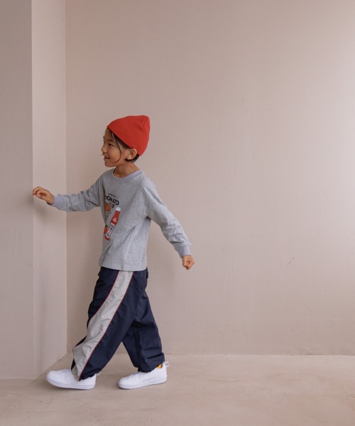 LOWRYS FARM（ローリーズファーム）の「ナイロンパイピングパンツ　 143042（その他パンツ・キッズ・ブルー/ブラウン/ブラック・150cm/140cm/130cm/120cm/110cm）」の15枚目の写真