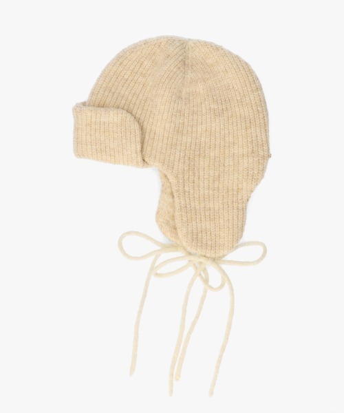 kaorinomori（カオリノモリ）の「kaorinomori メルニット / カオリノモリ（ハット・レディース・ベージュ/ダークグレー/ホワイト・FREE）」の3枚目の写真