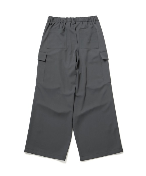 JUNRED(ジュンレッド)の「パラシュートワイドパンツ(カーゴパンツ・メンズ・ブラック/チャコールグレー・L/S/M)」の3枚目の写真