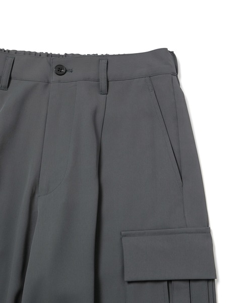 JUNRED(ジュンレッド)の「パラシュートワイドパンツ(カーゴパンツ・メンズ・ブラック/チャコールグレー・L/S/M)」の6枚目の写真