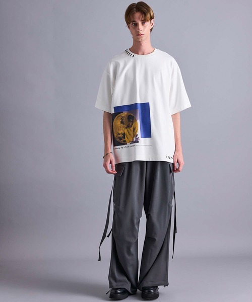 JUNRED(ジュンレッド)の「パラシュートワイドパンツ(カーゴパンツ・メンズ・ブラック/チャコールグレー・L/S/M)」の17枚目の写真