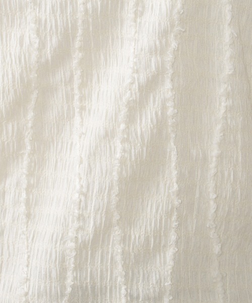 FOUND GOOD（ファウンドグッド）の「フリンジジャガードロンT（Tシャツ/カットソー・レディース・イエロー系2/ブラウン系5/アイボリー/ブラック・S/M/L）」の15枚目の写真