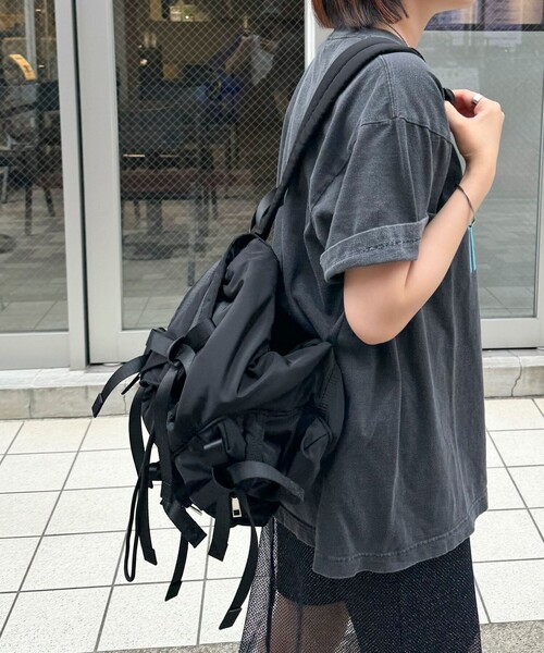 fredy emue(フレディエミュ)の「【CASSELINI/キャセリーニ】リボンバックパック(バックパック/リュック・レディース・ブラック・FREE)」の17枚目の写真