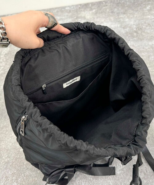 fredy emue(フレディエミュ)の「【CASSELINI/キャセリーニ】リボンバックパック(バックパック/リュック・レディース・ブラック・FREE)」の3枚目の写真