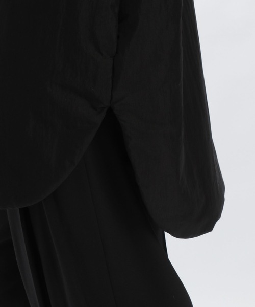 STERNBERG(スタンバーグ)の「コットンナイロンパデッドシャツ(ナイロンジャケット・メンズ・ブラック/モカ・SMALL/MEDIUM/LARGE)」の7枚目の写真