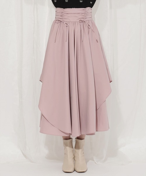 WILLSELECTION(ウィルセレクション)の「ドロスト風リボンスカート(スカート・レディース・ベージュ/ピンク/レッド/ブラック・FREE)」の18枚目の写真