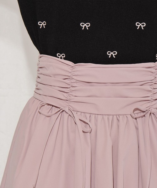 WILLSELECTION(ウィルセレクション)の「ドロスト風リボンスカート(スカート・レディース・ベージュ/ピンク/レッド/ブラック・FREE)」の22枚目の写真
