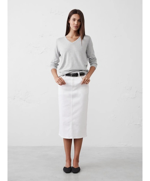 BANANA REPUBLIC FACTORY STORE(バナナリパブリック ファクトリーストア)の「BANANA REPUBLIC FACTORY STORE Forever Vネックセーター(ニット/セーター・レディース・ブラック/キャメル/イエロー/ホワイト/ブルー/ピンク/ライトブルー/ブルー系その他/ライトピンク/グレー/ワイン・XS/L/M/S)」の22枚目の写真