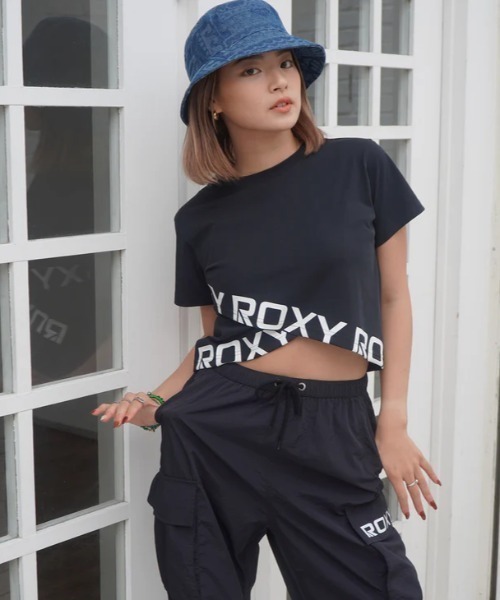 【セール】BIG DEAL S/S TEE/ロキシーショート丈半袖速乾UVカットTシャツ（Tシャツ/カットソー）｜ROXY（ロキシー）の ...