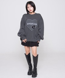 ★OY★PIGMENT DYED HEART LOGO MTM - CHARCOAL★正規品/送料込 OY/オーワイ』 PIGMENT DYED HEART LOGO MTM/ピグメントダイド
