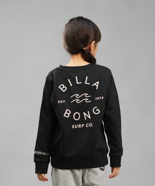 BILLABONG(ビラボン)の「BILLABONG/ビラボン ONE TIME スウェット 親子コーデ BE016-001(スウェット・キッズ・ブラック/オートミール・130cm/140cm/150cm/160cm)」の2枚目の写真