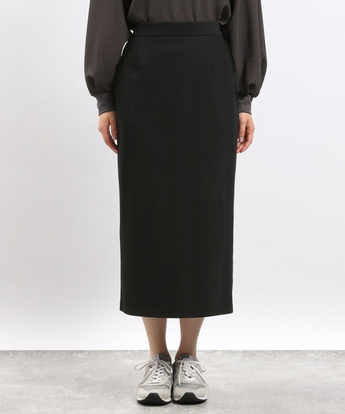 GLOBAL WORK Smile Seed Store（グローバルワーク スマイルシードストア）の「ストレッチツイルIラインスカート/116003（スカート・レディース・ブラック/グレイッシュベージュ/スミクロ・LARGE/X-LARGE/MEDIUM/SMALL）」の20枚目の写真