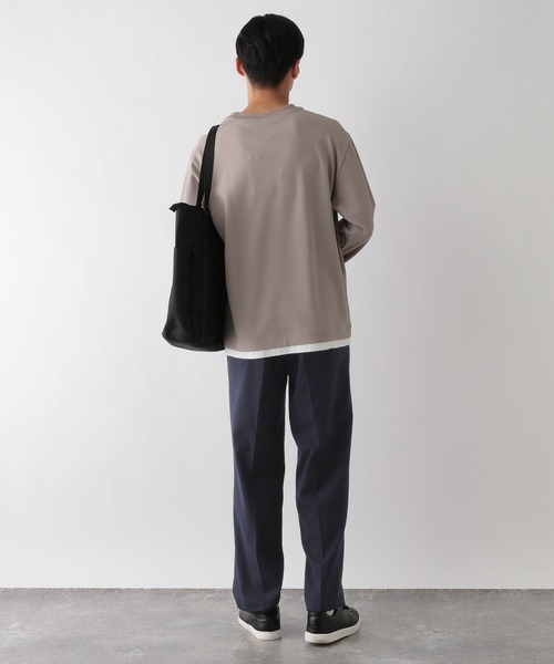 GLOBAL WORK Smile Seed Store(グローバルワーク スマイルシードストア)の「TRタックワイドパンツ/115847(その他パンツ・メンズ・ブラック/チャコール/ネイビー/杢グレー・SMALL/X-LARGE/MEDIUM/LARGE)」の17枚目の写真