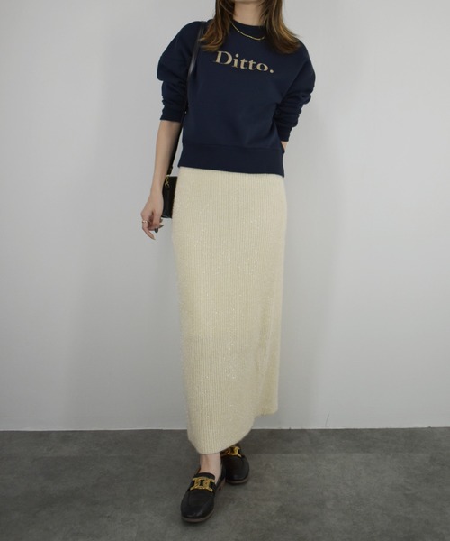 るんるんば様② C6431 配色ニット×スカートコーデ るんるんば様② C6431 配色ニット×スカートコーデ ニットとミニ