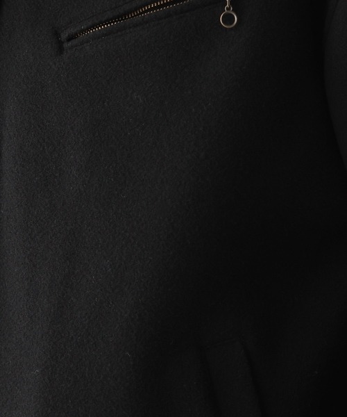 RAGEBLUE（レイジブルー）の「【WOOLLYTEC/ウーリーテック】ジップアップ/ストレッチショートブルゾン（ブルゾン・メンズ・ブラウン/グレー系その他/グリーン系その他/ブラック・SMALL/MEDIUM/LARGE）」の8枚目の写真