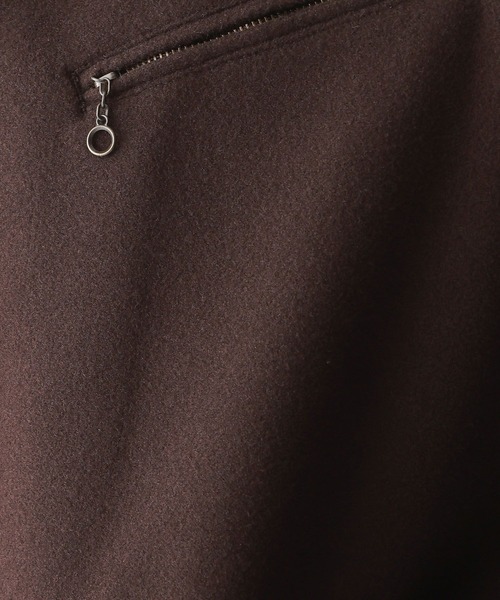 RAGEBLUE（レイジブルー）の「【WOOLLYTEC/ウーリーテック】ジップアップ/ストレッチショートブルゾン（ブルゾン・メンズ・ブラウン/グレー系その他/グリーン系その他/ブラック・SMALL/MEDIUM/LARGE）」の6枚目の写真