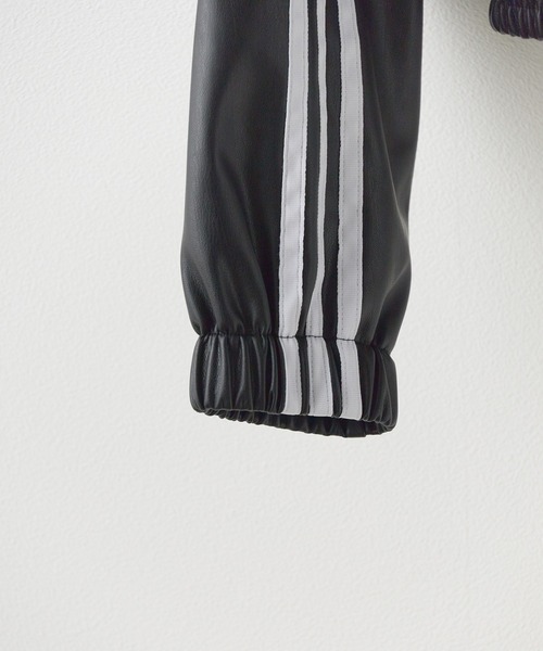 adidas（アディダス）の「adidas/アディダス adidas ORI FAUX LTHR  JKT バイカージャケット（ライダースジャケット・メンズ・ブラック・XS/S/M/L）」の17枚目の写真