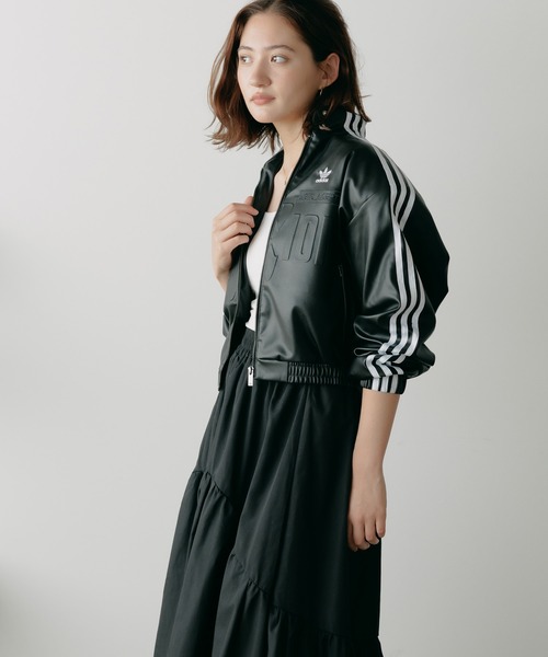 adidas（アディダス）の「adidas/アディダス adidas ORI FAUX LTHR  JKT バイカージャケット（ライダースジャケット・メンズ・ブラック・XS/S/M/L）」の8枚目の写真