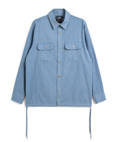 TAION（タイオン）の「【TAION(タイオン)】〈ユニセックス〉ノンダウン ミリタリー ロングスリーブシャツ（シャツ/ブラウス・メンズ・クリーム/チャコールグレー/オリーブ/ライトブラウン/ブラック/ブラウン系その他5/ダークネイビー/グリーン系その他7/ダークオリーブ/ダークグリーン系/オフホワイト/その他3/ダークグリーン/インディゴブルー/ライトインディゴブルー・XL/XS/L/M/S/2XL）」の13枚目の写真