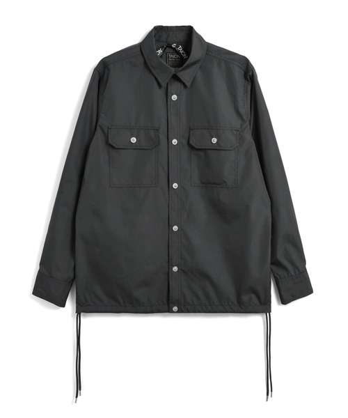 TAION（タイオン）の「【TAION(タイオン)】〈ユニセックス〉ノンダウン ミリタリー ロングスリーブシャツ（シャツ/ブラウス・メンズ・クリーム/チャコールグレー/オリーブ/ライトブラウン/ブラック/ブラウン系その他5/ダークネイビー/グリーン系その他7/ダークオリーブ/ダークグリーン系/オフホワイト/その他3/ダークグリーン/インディゴブルー/ライトインディゴブルー・XL/XS/L/M/S/2XL）」の4枚目の写真