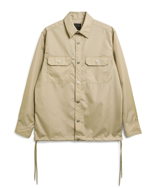 TAION（タイオン）の「【TAION(タイオン)】〈ユニセックス〉ノンダウン ミリタリー ロングスリーブシャツ（シャツ/ブラウス・メンズ・クリーム/チャコールグレー/オリーブ/ライトブラウン/ブラック/ブラウン系その他5/ダークネイビー/グリーン系その他7/ダークオリーブ/ダークグリーン系/オフホワイト/その他3/ダークグリーン/インディゴブルー/ライトインディゴブルー・XL/XS/L/M/S/2XL）」の7枚目の写真