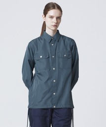 TAION | 【TAION(タイオン)】〈ユニセックス〉ノンダウン ミリタリー ロングスリーブシャツ(シャツ/ブラウス)