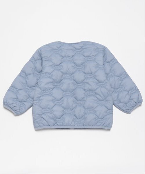 petit main（プティマイン）の「車キルティングジャケット（ノーカラージャケット・キッズ・ネイビー/ライトベージュ/ライトブルー・80ｃｍ/90cm/100cm/110cm/120cm/130cm）」の9枚目の写真