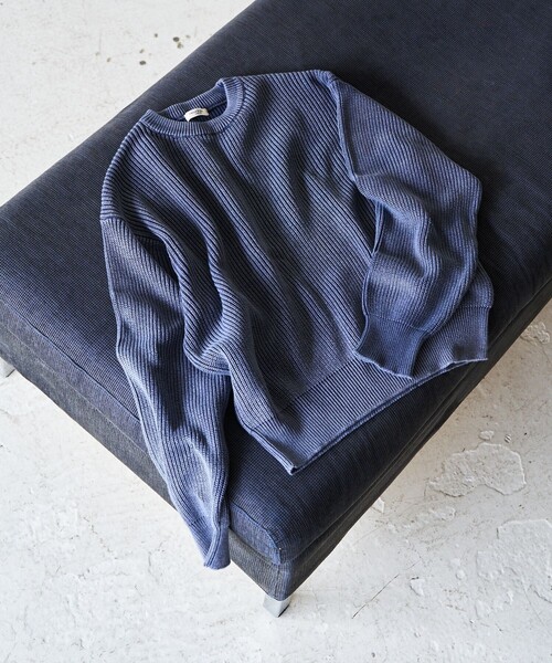セール】限定展開 ビンテージ 加工 クルーネック ニット（ニット