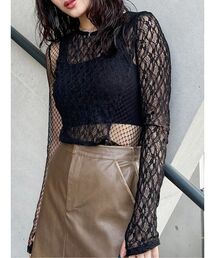 MURUA | スイッチレーストップス(Tシャツ/カットソー)