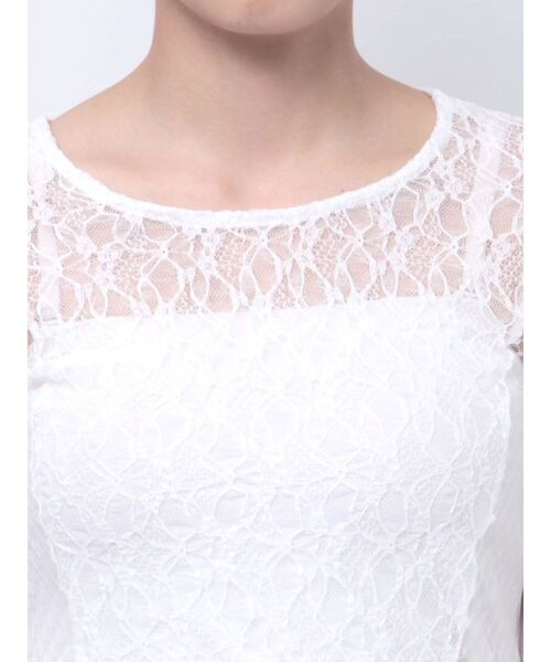 MURUA（ムルーア）の「スイッチレーストップス（Tシャツ/カットソー・レディース・ブラック/ホワイト・FREE）」の21枚目の写真