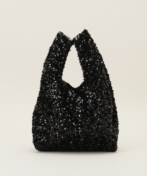 JOURNAL STANDARD（ジャーナルスタンダード）の「スパンコールバッグ（ハンドバッグ・レディース・ブラック/チャコールグレー・FREE）」の4枚目の写真