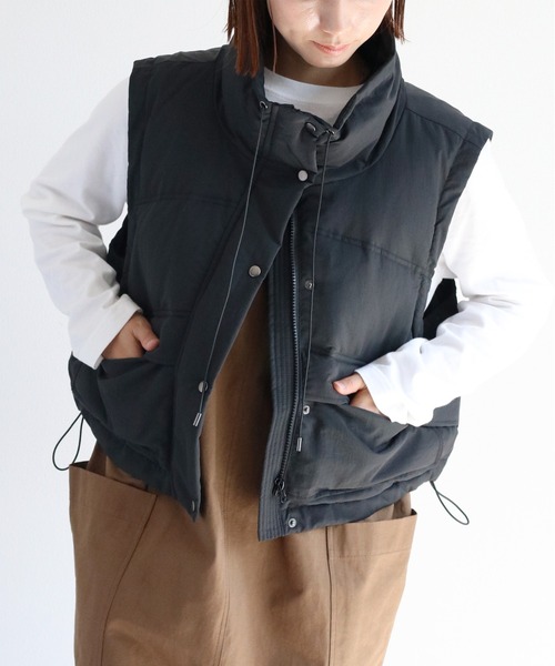 【セール】エアコンダウンショートベスト（ダウンベスト）｜cepo（セポ）