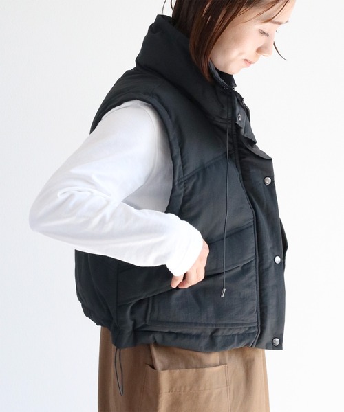 【セール】エアコンダウンショートベスト（ダウンベスト）｜cepo（セポ）