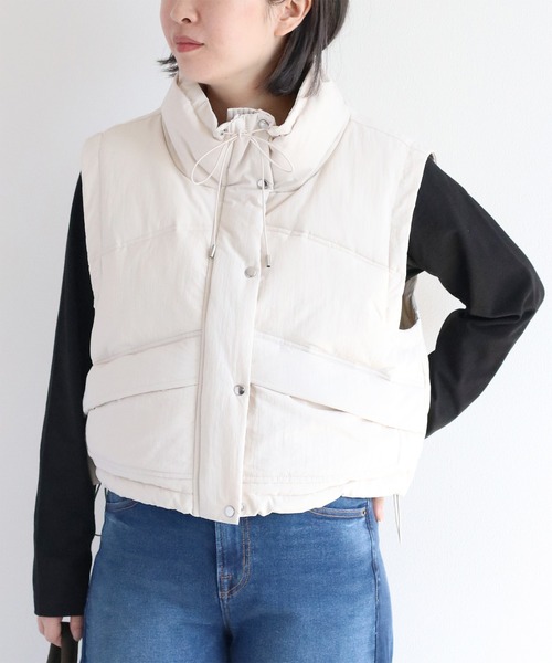 【セール】エアコンダウンショートベスト（ダウンベスト）｜cepo（セポ）