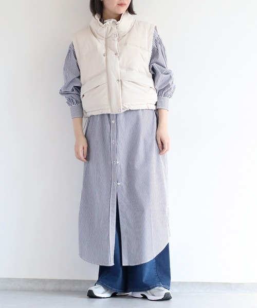 【セール】エアコンダウンショートベスト（ダウンベスト）｜cepo（セポ）