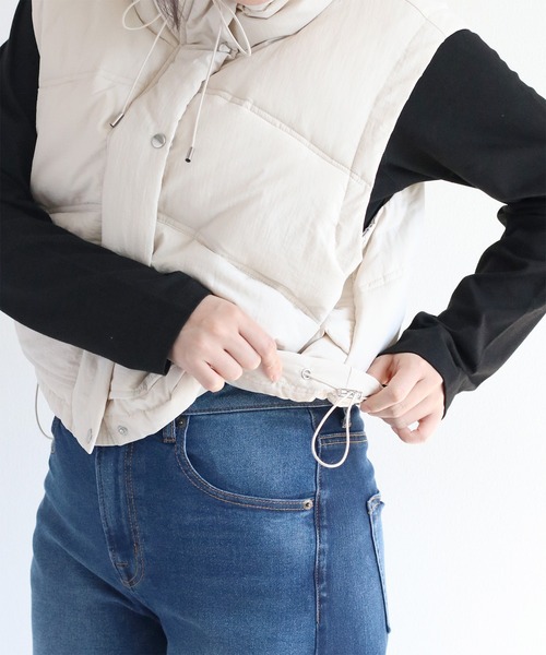 【セール】エアコンダウンショートベスト（ダウンベスト）｜cepo（セポ）