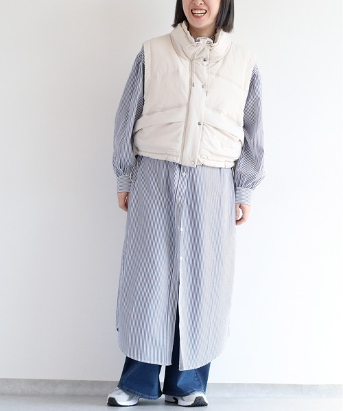 【セール】エアコンダウンショートベスト（ダウンベスト）｜cepo（セポ）