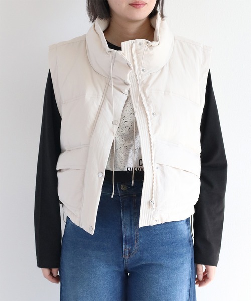 【セール】エアコンダウンショートベスト（ダウンベスト）｜cepo（セポ）